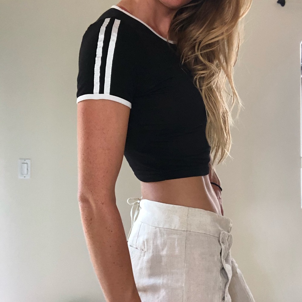 Athletic crop top